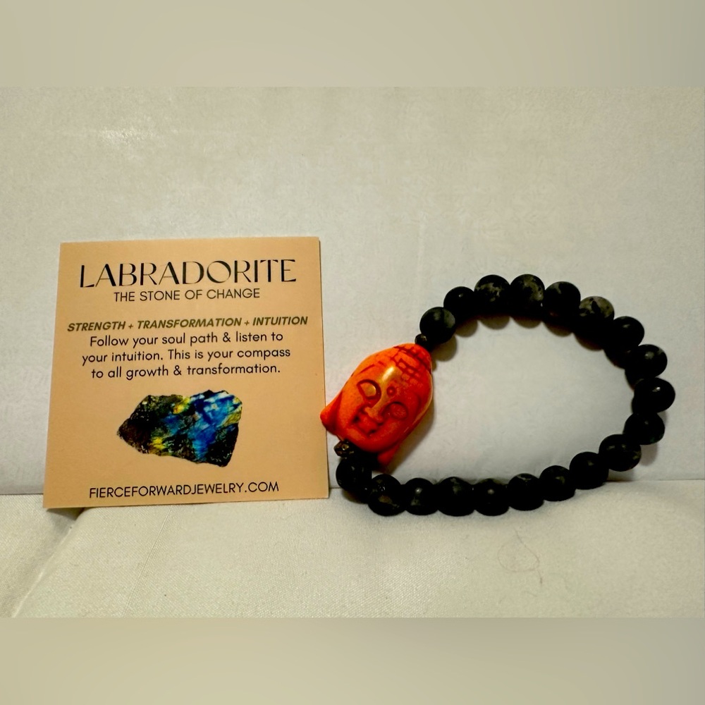 Labradorite bracelet..the stone of change.